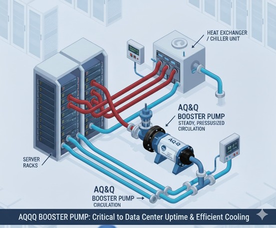 Application des pompes AQ&Q dans les systèmes de refroidissement liquide des centres de données